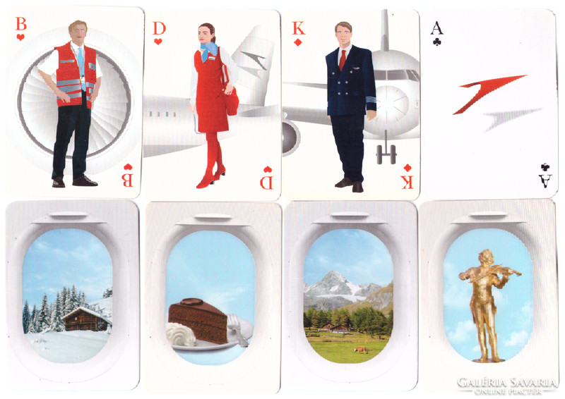 323. Austrian airlines memory quartet 44 sheets new, unused