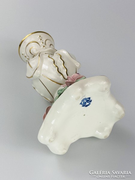 Volkstedt porcelain candle holder