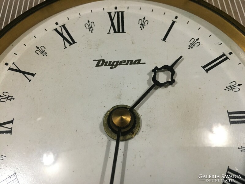 Dugena gilded bronze table clock !! 50-60 years!!!