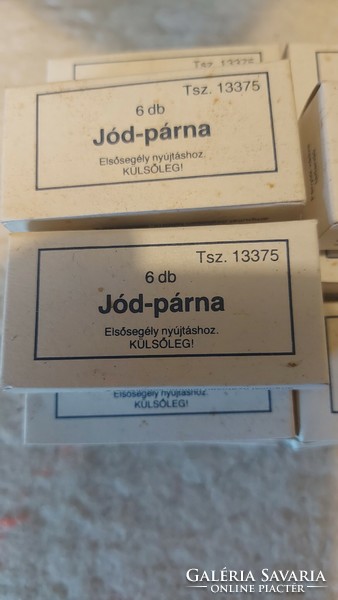 Régi jód párna 6 db/ doboz