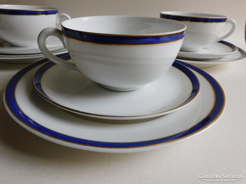 Zsolnay art deco breakfast set