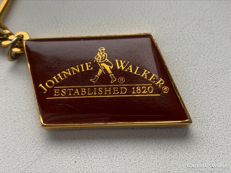 Retro johnnie walker whiskey keychain