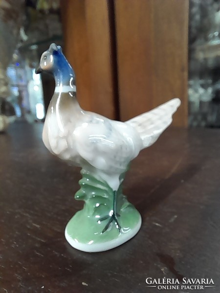 German, Germany Rosenthal pheasant mini porcelain figurine. 5.5 Cm.