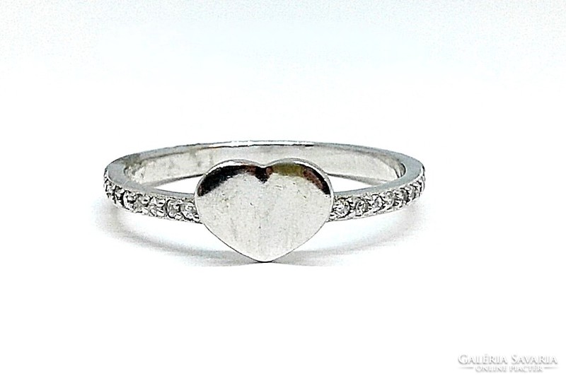 Silver heart ring (zal-ag107646)