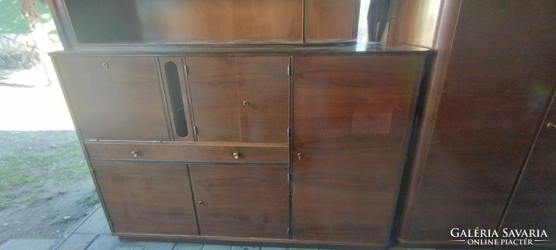 Walnut cabinets