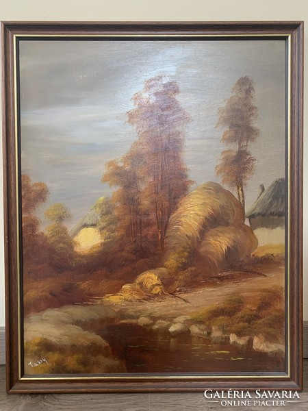 Painting, landscape, tassy