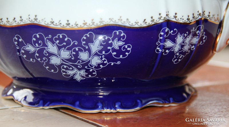 Zsolnay pompadour soup bowl (10.)