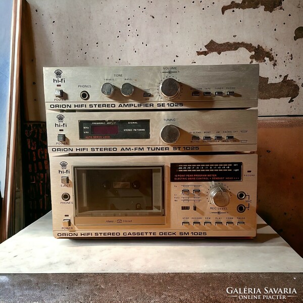 Retro, loft design orion radio, cassette amplifier