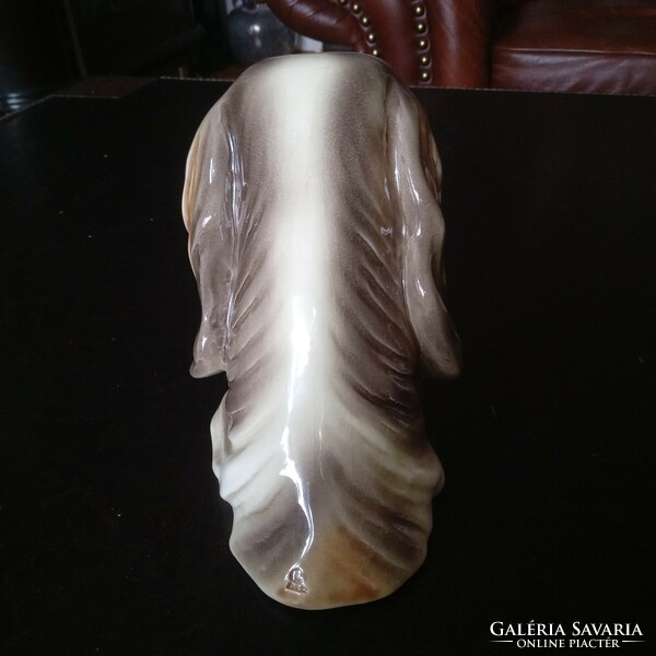 Goldscheider dog head - ceramic bust!