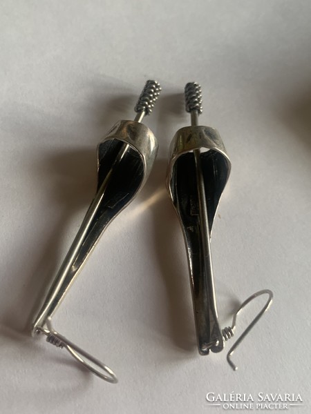 Designed by Teria yabar - silver hallmarked earrings