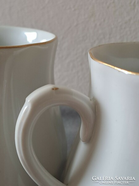 Zsolnay marguerite pattern pot belly mug 3 pcs. Together!