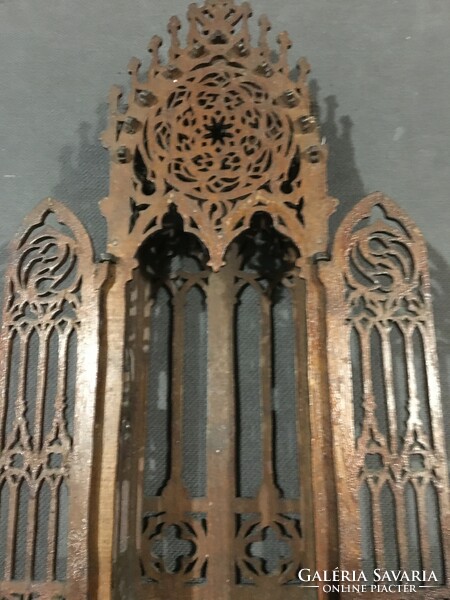 Large gothic reliquary!!! 39X13x8 cm!!