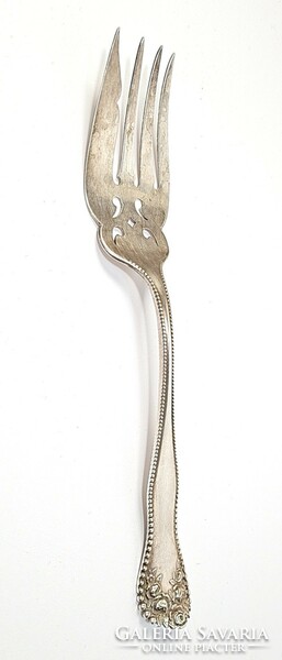 Art Nouveau sterling silver fish serving/serving fork