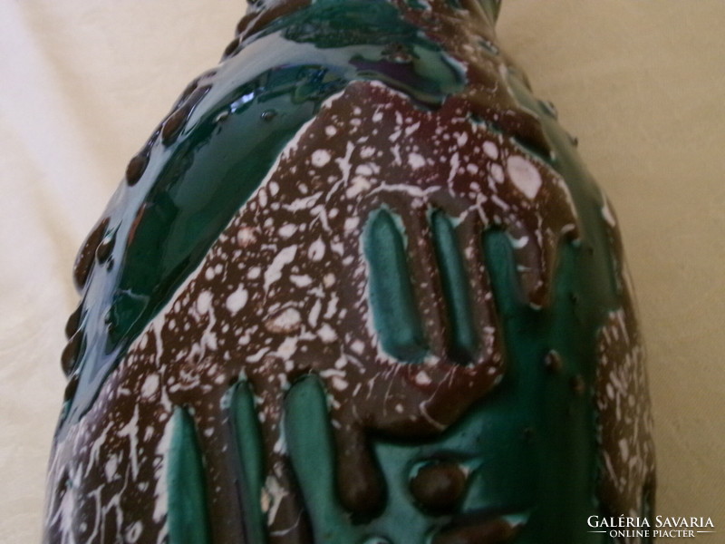 Váza kerámia fat lava 33x12cm