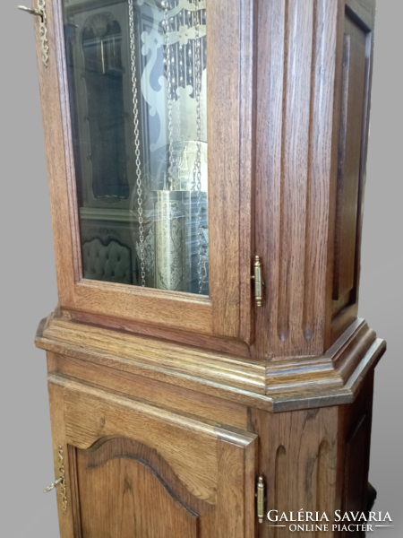 Oak wood bedside clock with several melodies - 1034