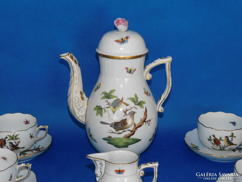 Herend Rothschild pattern 6-piece tea set