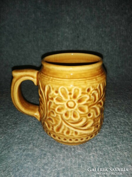 Retro ceramic jug, 11 cm high (a8)