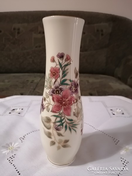 Zsolnay porcelain orchid vase