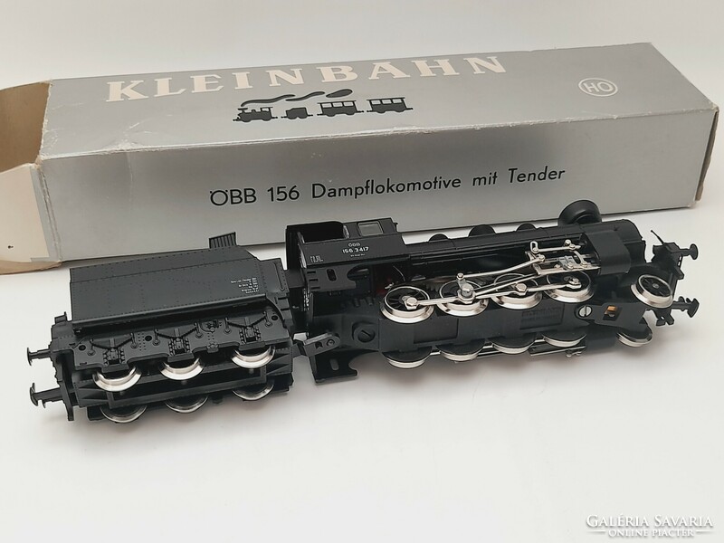 Klein Bahn ÖBB 156 HO gőzmozdony, dobozával