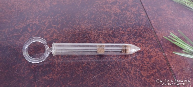 Rare! Vintage, retro old glass syringe (perhaps a medical, apothecary, pharmaceutical device)