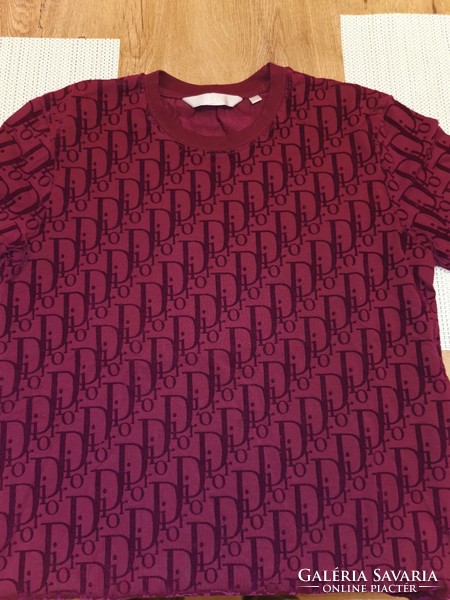 Dior T-shirt with velvet pattern