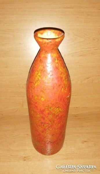Mid-century kerámia váza - 30,5 cm magas (6/d)