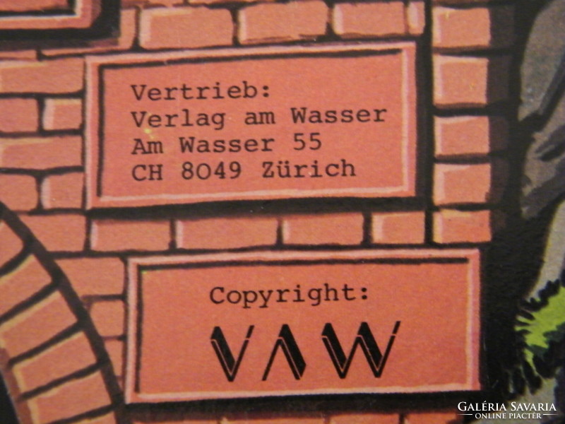 ERNST Albert Monte Bianco. Ill. R.Reinfranck Verlag am Wasser óriás leporelló 1970