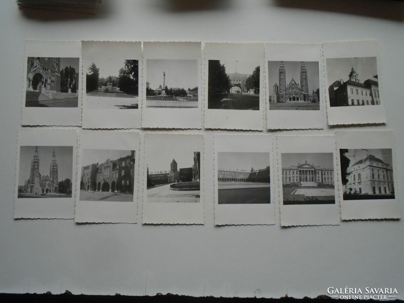 D201136 - old photos - Szeged 12 pcs. 1957