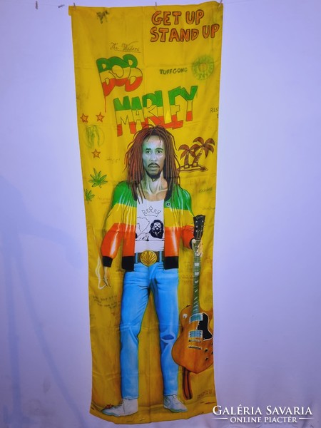 Bob Marley Fali dekoráció - kendő - zászló (7)