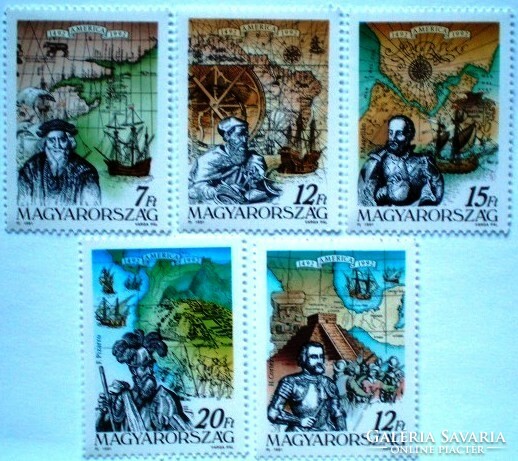 S4117-21 / 1991 Amerika felfedezése bélyegsor postatiszta