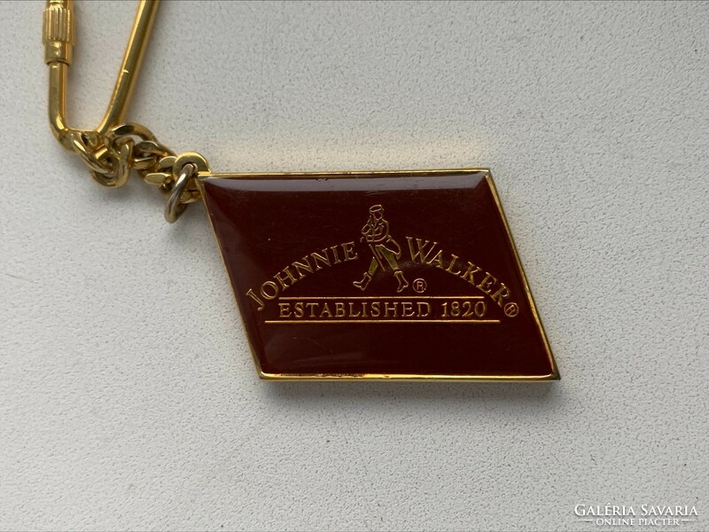 Retro johnnie walker whiskey keychain