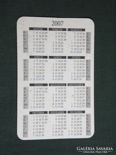 Card calendar, repro studio printing book binding, Szolnok, 2007, (6)