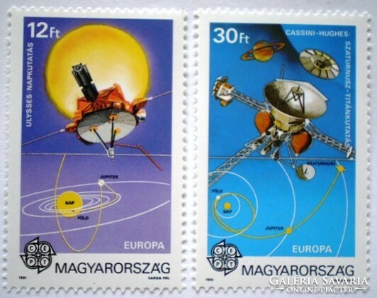 S4086-7 / 1991 Europa - Európa az űrben bélyegsor postatiszta