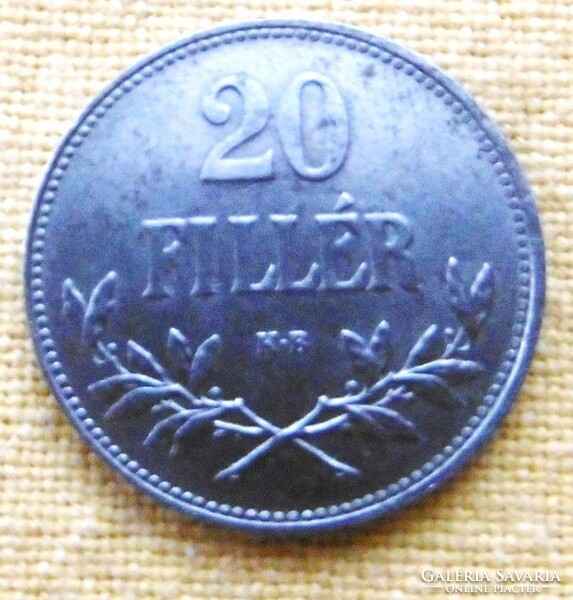 A Monarchia pénzei 20 Fillér 1920 T1