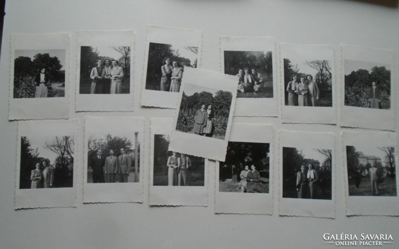 D201147 - old photos - Győr 13 pcs. 1957