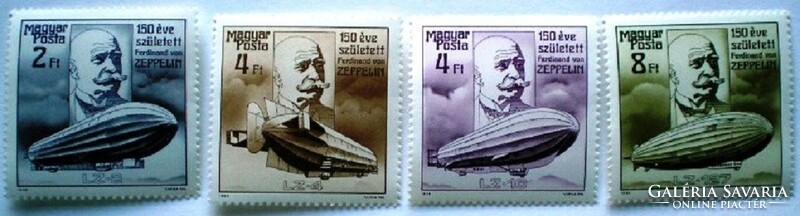 S3894-7 / 1988 Ferdinand von Zeppelin bélyegsor postatiszta