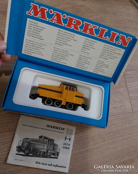 Märklin H0 3080 dizelmozdony dobozában