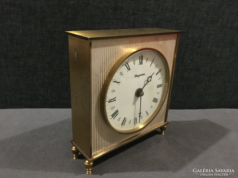 Dugena gilded bronze table clock !! 50-60 years!!!