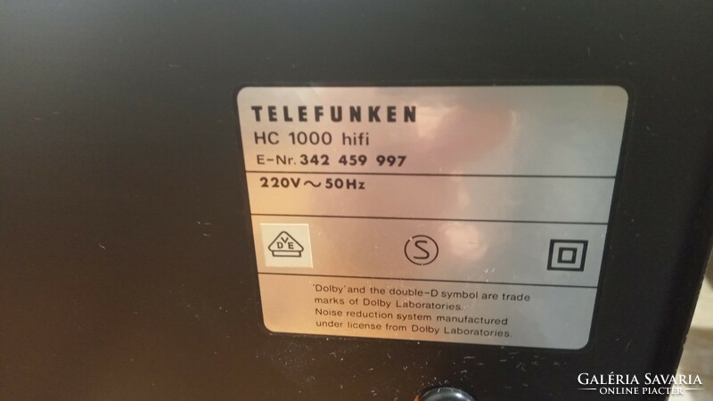 Telefunken HC 1000 magno deck