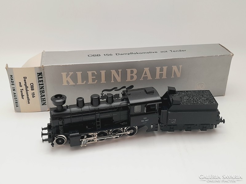 Klein Bahn ÖBB 156 HO gőzmozdony, dobozával