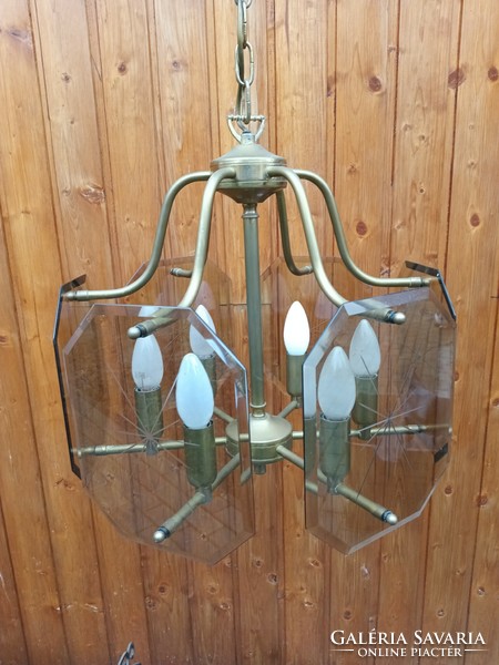 Vintage design copper ceiling lamp. Negotiable!