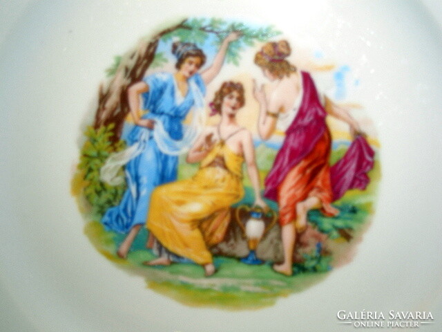 Cookie plate - aida - handgemalt - mythological present - art&decoration