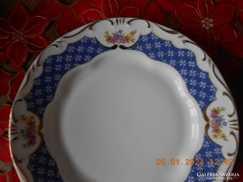 Zsolnay Marie Antoinette lapos tányér