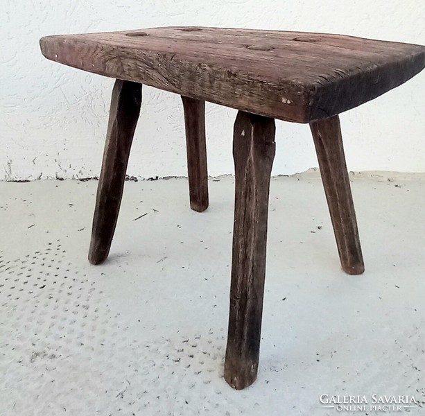 Rusztikus fejős zsámoly   szék fa ALKUDHATÓ design szoki