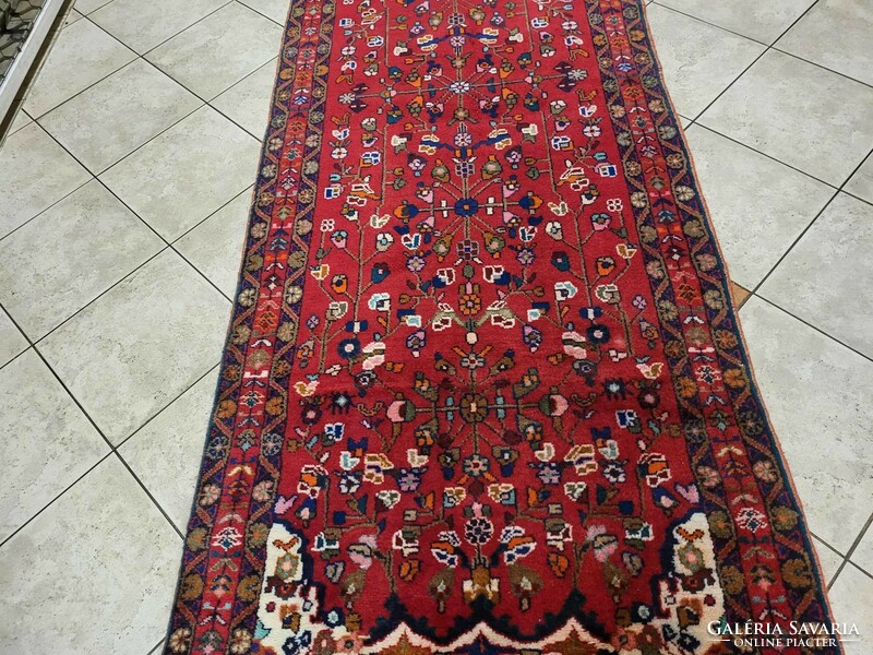 Hussianabad hand-knotted 100x290 cm wool Persian rug bfz580