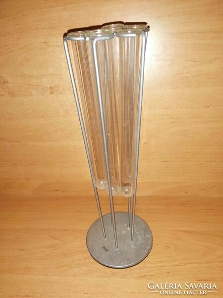 Laboratory equipment, test tube stand with test tubes