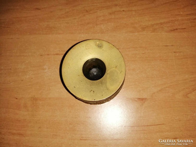 Copper candle holder - diam. 6 cm (sq. m)