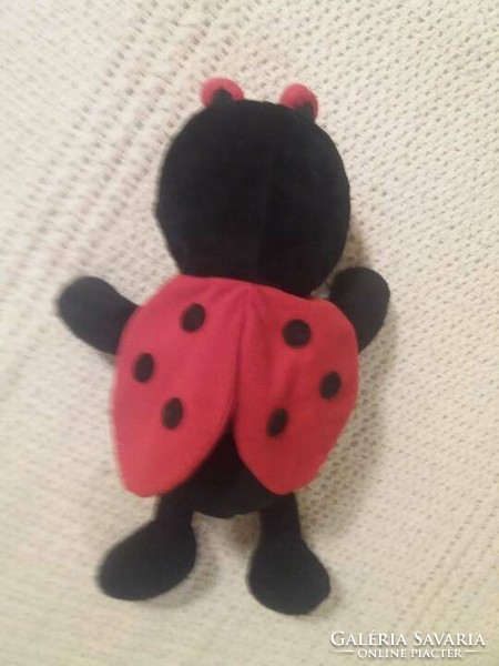 Ladybug plush hand puppet