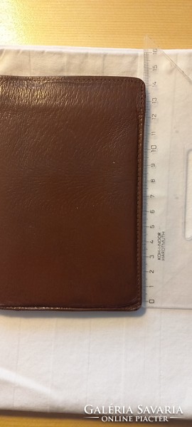 Retro brown leather men's wallet