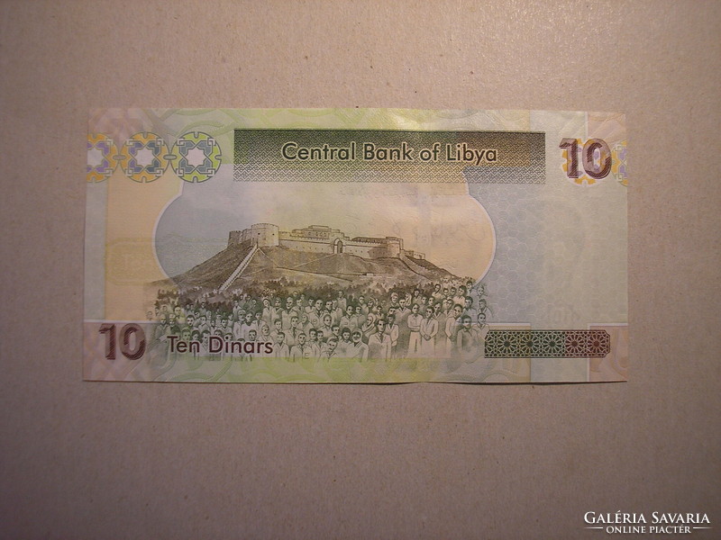 Libya-10 dinars 2011 unc